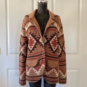 Tasha Polizzi Felina Blazer Southwestern Knit Jacket | Women’s M